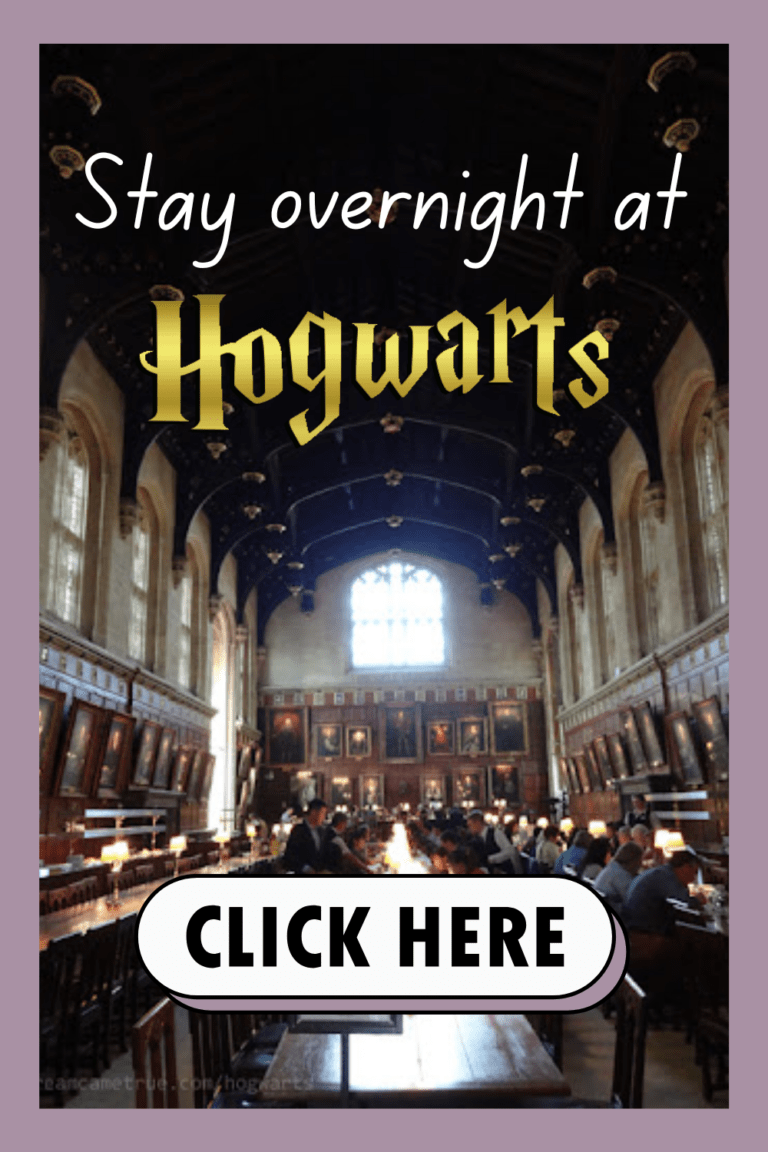 Can I stay overnight at Hogwarts Castle?