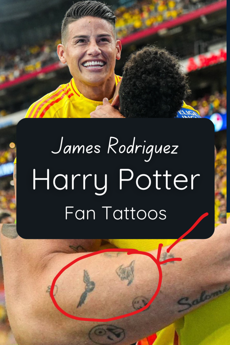 James Rodríguez Harry Potter Tattoos: A Wizard on the Field and a Harry Potter Superfan